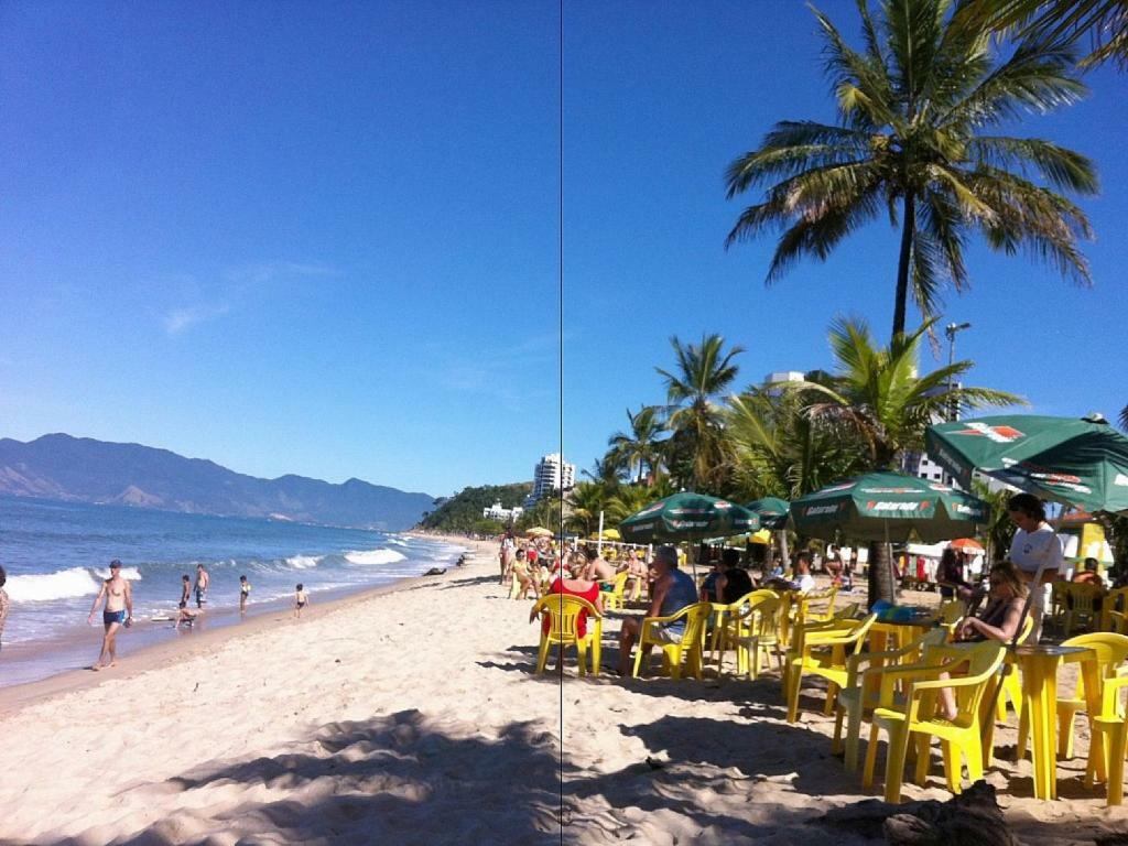 Lindo Apto Praia Martin De Sa Em Condominio Com Piscina, Estacionamento, Wi-Fi 150Mbps,Perto Do Mar!!! Caraguatatuba Bagian luar foto